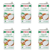FOCO Organic кокосовое молоко 10-12% 500 мл, 2 шт