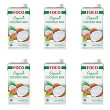 FOCO Organic кокосовое молоко 10-12% 500 мл, 2 шт