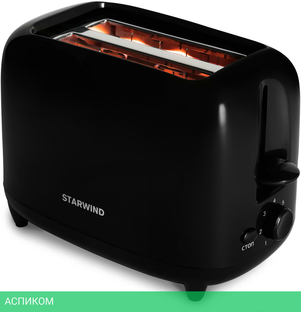 Тостер StarWind ST7002 черный