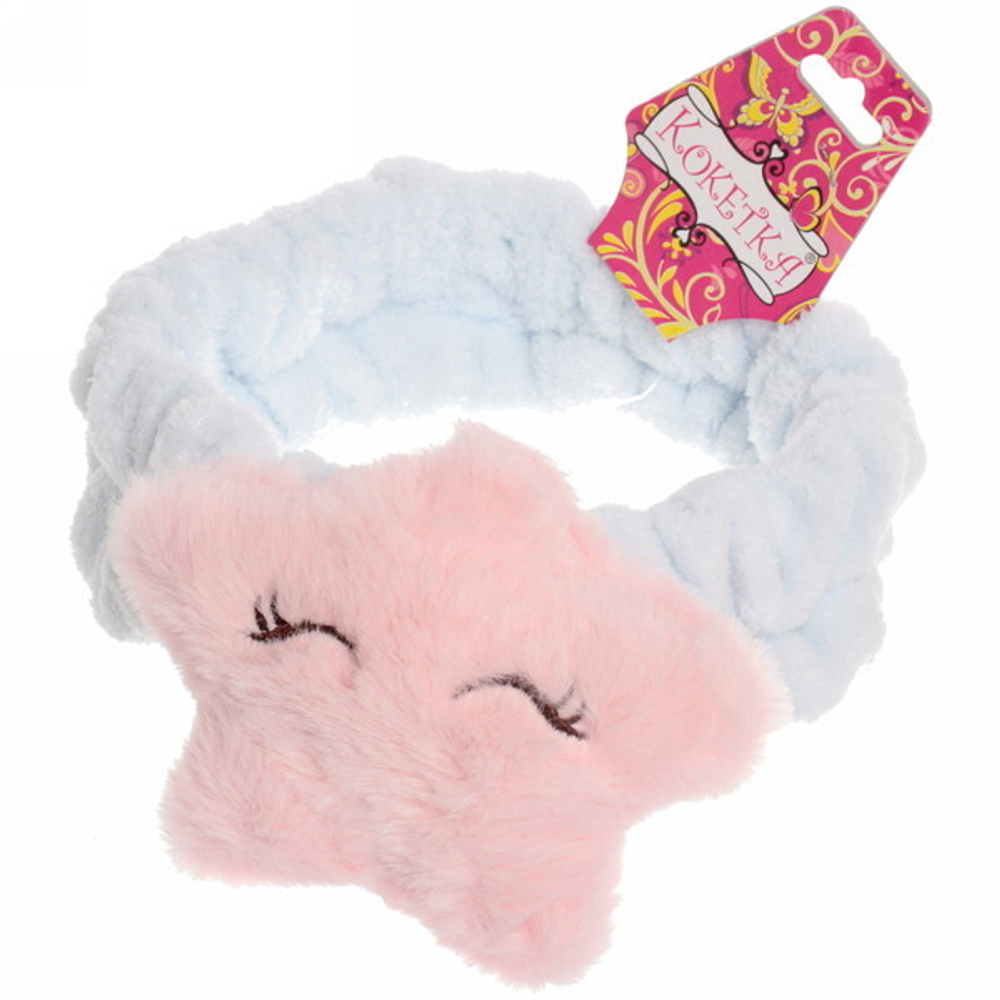 Повязка на голову «Beauty Mapafet- Звёздочка», 6 цветов, 6*20см