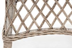 "Эспрессо–80 R" обеденная группа плетеная, цвет бежевый