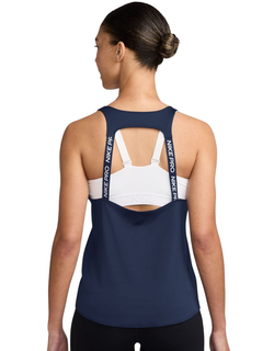 Женский топ теннисный Nike Dri-Fit Pro Tank - midnight navy/white