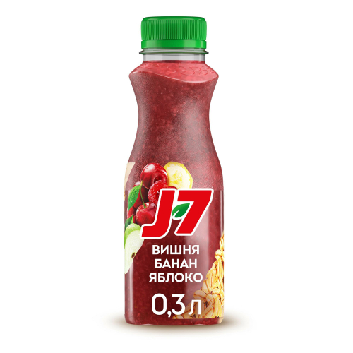 Напиток с мякотью J7 Вишня-Банан-Яблоко 300мл