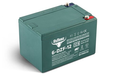 Тяговая аккумуляторная батарея RuTrike 6-DZF-12 (12V13A/H C3)