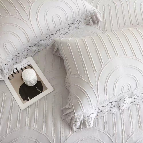 Чехол на подушку "Вареный хлопок" New 2 шт 50х70 | серый