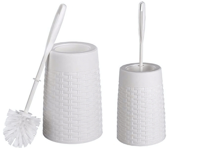 Ерш для туалета "Плетёнка" (белый)