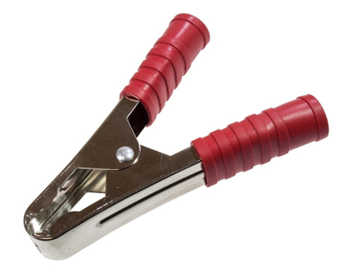 Клемма-зажим проводов 105мм.красная