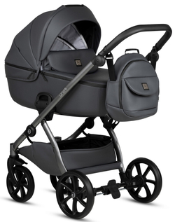 Детская коляска Tutis Uno 5 Plus Leather collection 2 в 1 1402166 Licorice