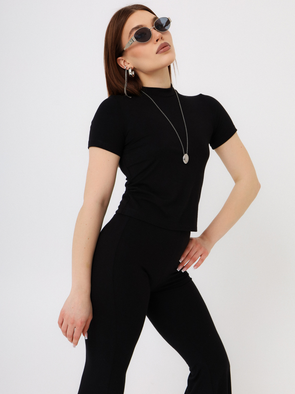 Футболка Вискоза, черная