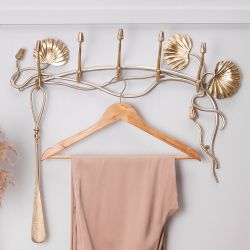 Вешалка настенная «Нимфея» (с 5-ю крючками) Айвори