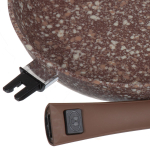 Сковорода алюминий, 28 см, антиприг, Kukmara, Elite stone, с281ес, съем руч