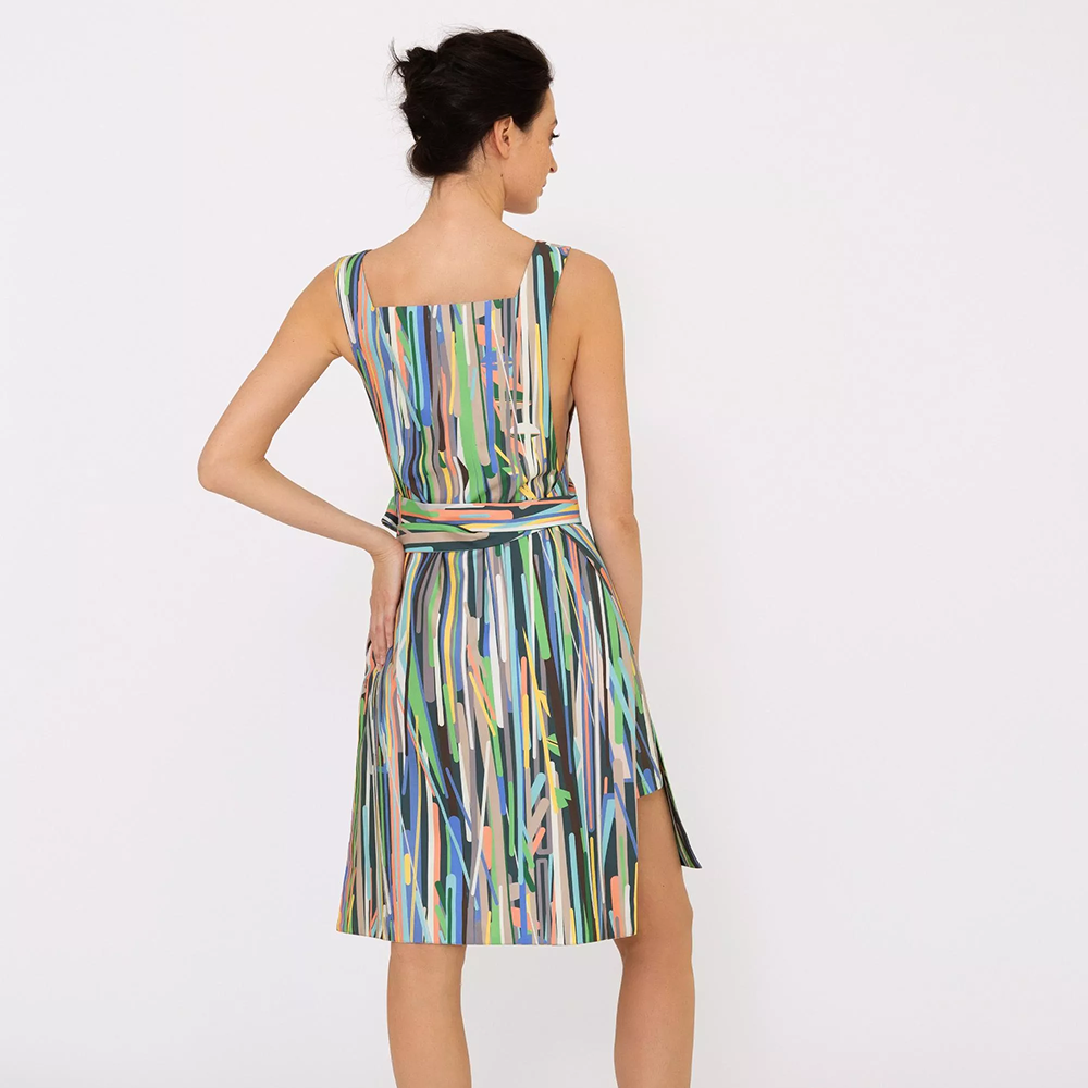 Фартук Mollen многоцветный с узором полоски