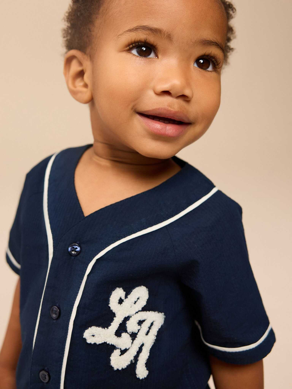 Рубашка в университетском стиле для мальчика Next E32-525, Темно-синий