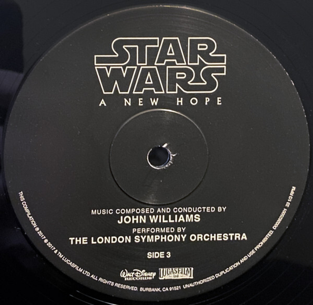 Soundtrack / John Williams, The London Symphony Orchestra: Star Wars Episode IV - A New Hope (40th Anniversary Edition)(3LP)