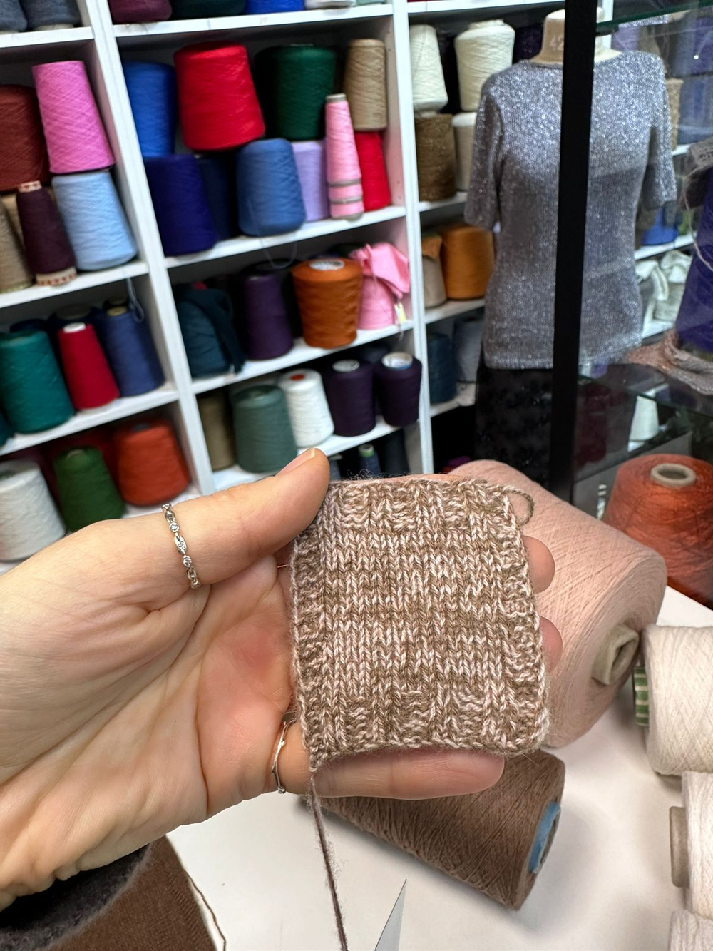 Falconeri; 100% кашемир; 1400м/100гр; col.GR1304, цвет: серый с голубоватым поддтоном