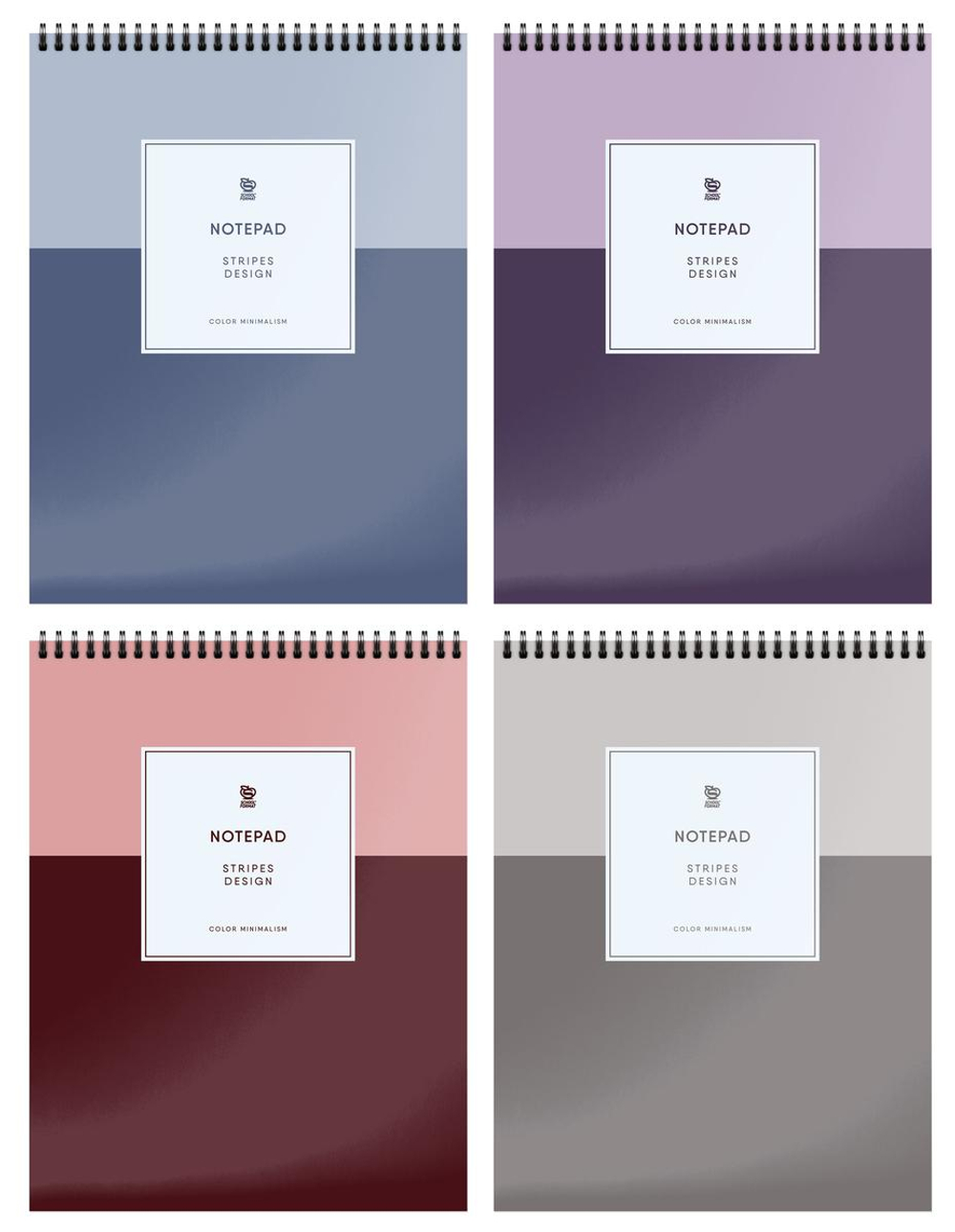 Блокнот А5 40л. клетка "Элегантный минимализм" греб. мел. карт., спл. Уф-лак (Schoolformat)