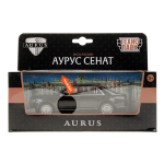 Модель инерционная металл. "Аурус Сенат" 13,5см, свет-звук, двери, черный, коробка SENAT-13SL-BK-WOD