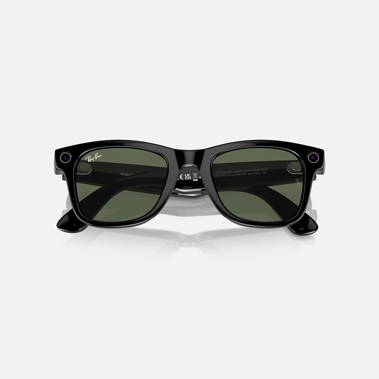 Ray-Ban Meta Wayfarer Smart Glasses - Прозрачные / темно-зеленые Линзы (Size S)