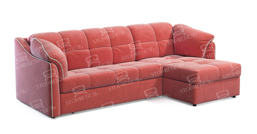 Ладья-8 диван угл. с от 1,3*2,0кат 450 ткань Бэст 04 Наполнитель: НПБ+термовойлок (ST) Маш стежка да