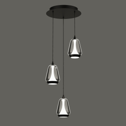 Подвесной светильник MD24001011-3A black/smoky