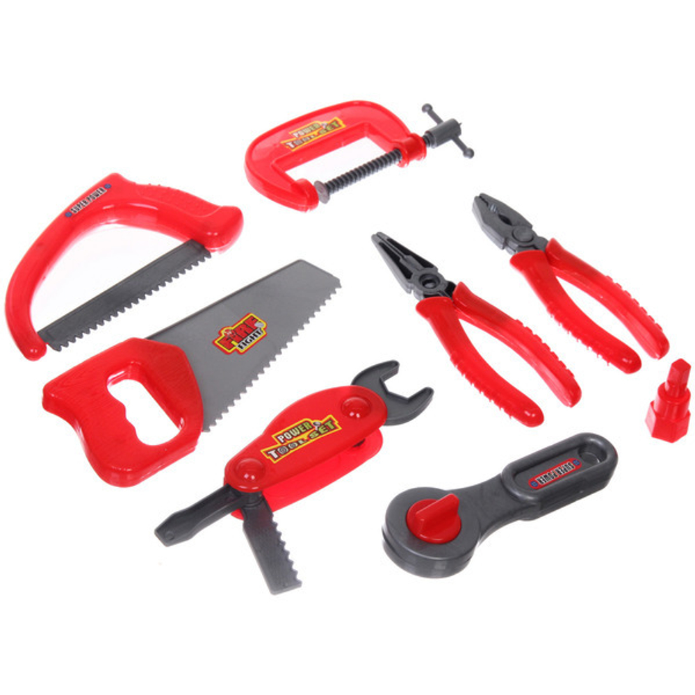 Набор инструментов «Мастер на все руки - Бригадир», 8 предметов, 20*12*10 см, сетка