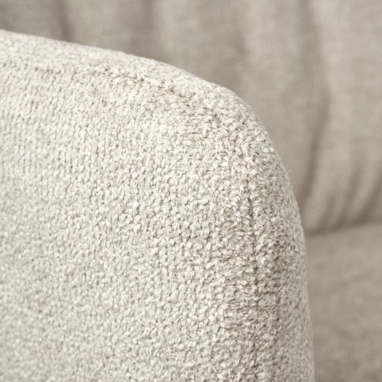 Стул Grant латте шенил на поворотном механизме