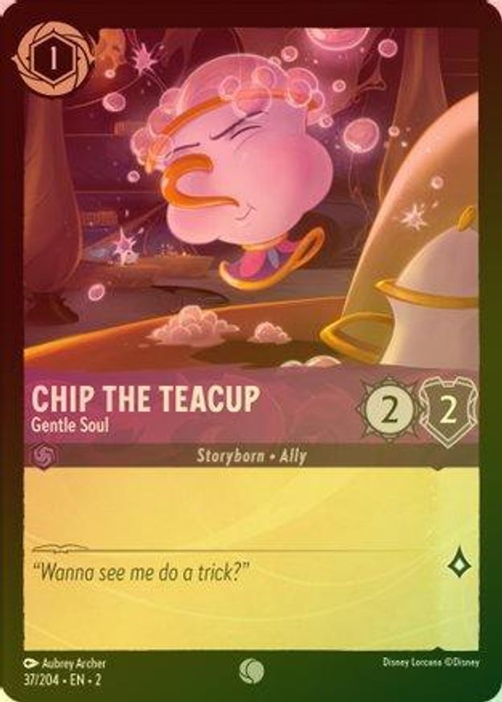 Chip the Teacup (Gentle Soul) - 37/204 - Обычнаяа (Foil)