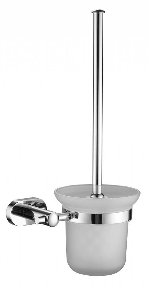 5113 Ершик настенный, стеклянный  (ХРОМ) ViEiR  (20/1шт)