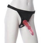 Анальная насадка из серии VAC-U-LOCK Pink Jellie (Цвет: прозрачный розовый)