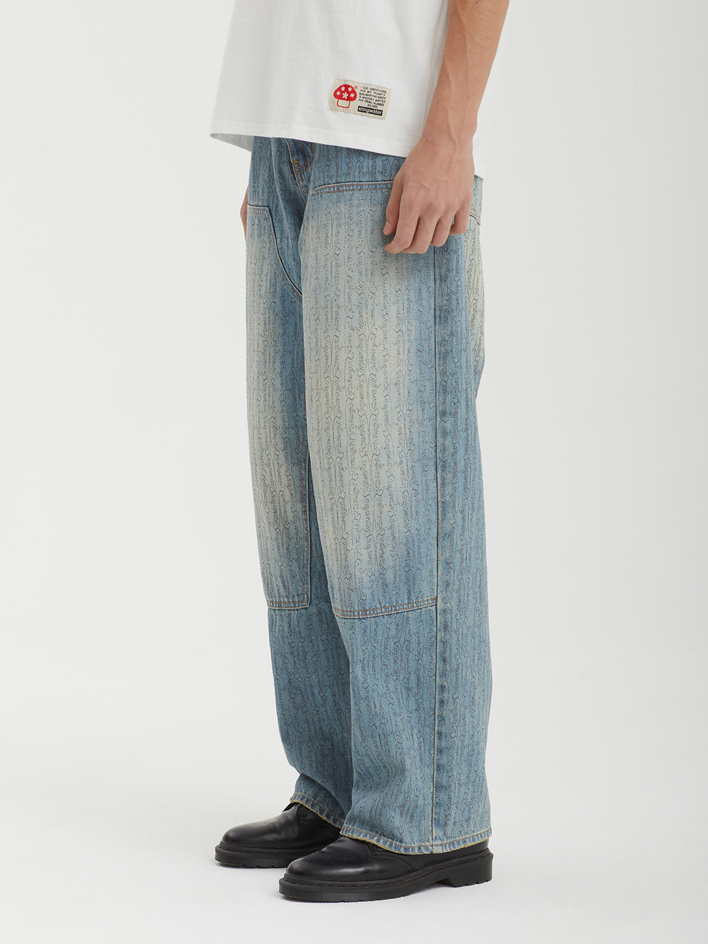 Мужские Джинсы Script