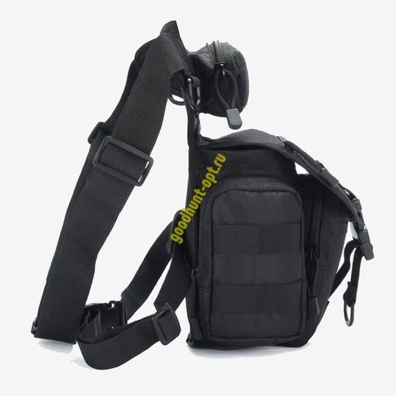 Тактическая сумка на бедро Черный