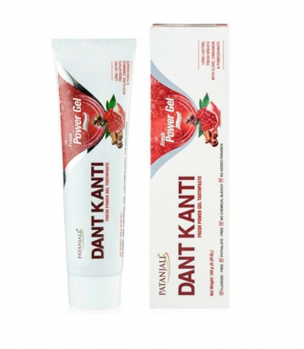 PATANJALI Dant Kanti Fresh Power Gel Toothpaste  Зубная паста-гель с аюрведическими травами 150г