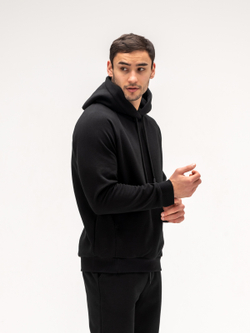 Костюм мужской спортивный теплый. Черный