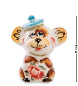 ГЛ- 559 Фигурка «Мышь Мотя» цв. (Гжельский фарфор)