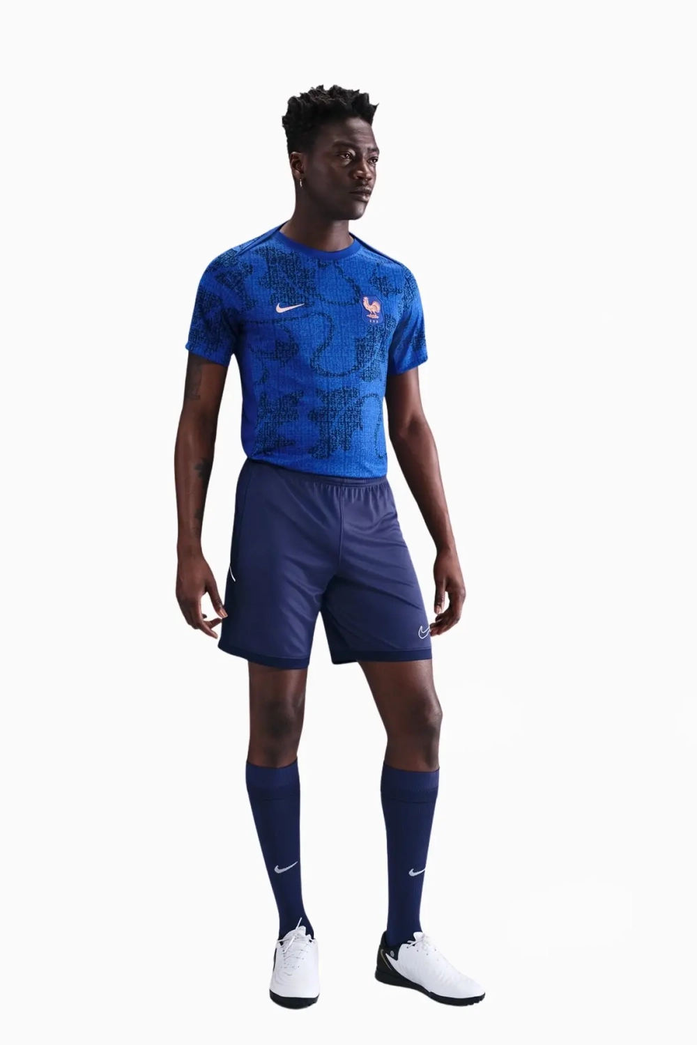 Футболка Nike France 2025 Academy Pro - синий
