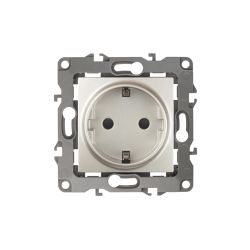 12-2101-15 ЭРА Розетка 2P+E Schuko, 16A-250В, IP20, Эра12, перламутр