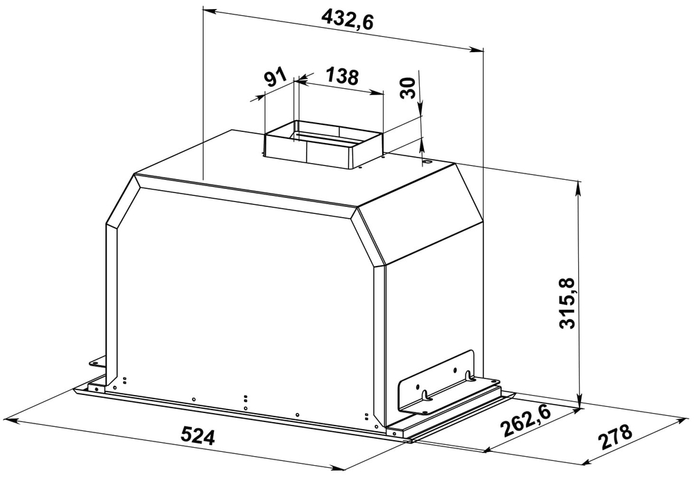 вытяжка D 548 S