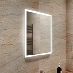 Зеркало MIXLINE "Норма" ЭКОНОМ 500*600 (ШВ) сенсорный выкл, светодиодная подсветка, универс.крепеж