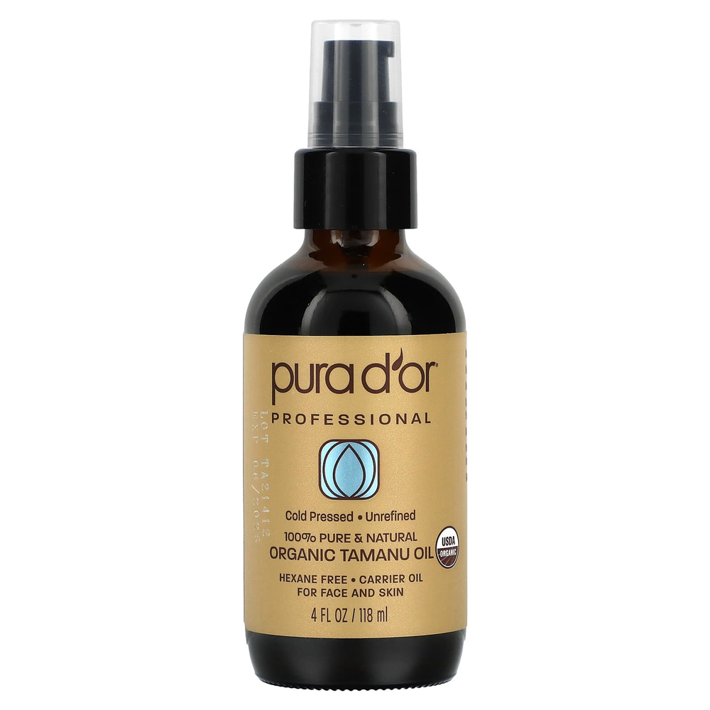 Pura D'or, Professional, органическое масло таману, 118 мл (4 жидк. унц.)