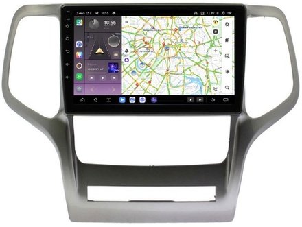 Магнитола для Jeep Grand Cherokee WK2 2010-2013 - Kuberg QLed, Android 13, TS20, CarPlay, SIM-слот