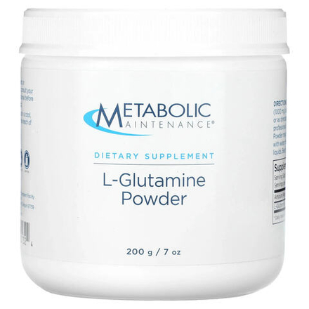 Metabolic Maintenance, L-глютамин в виде порошка, 200 г (7 унций)