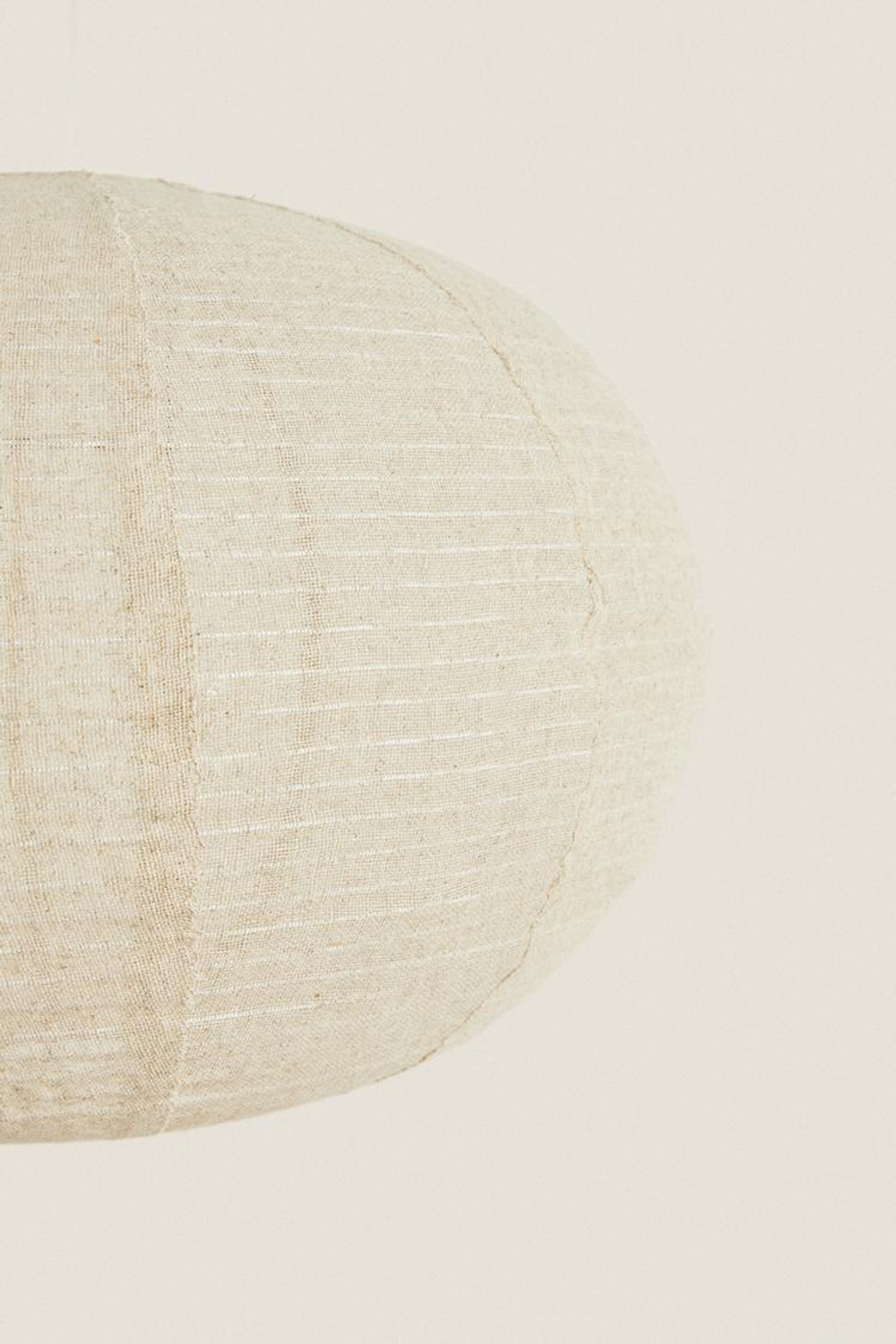 ZARA HOME ЛЬНЯНОЙ ПОТОЛОЧНЫЙ АБАЖУР, СВЕТЛО-БЕЖЕВЫЙ