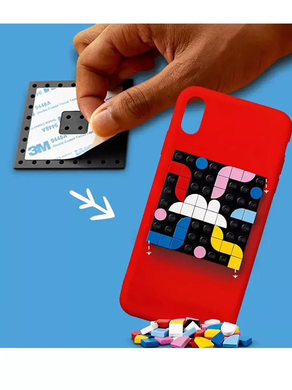 Лего Дотс 41954 Клейкая пластина с тайлами Lego Dots