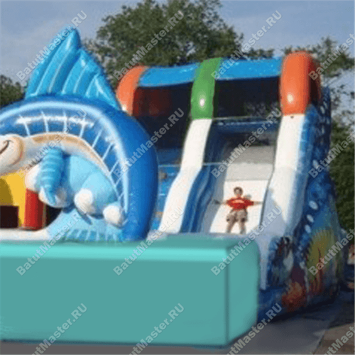 Надувная горка "Голубой марлин"