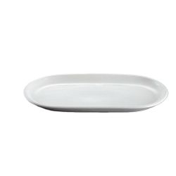 Блюдо овальное 22,5*12,3 см h2,1 см для подачи белое фарфор NEW P.L. Proff Cuisine [10]