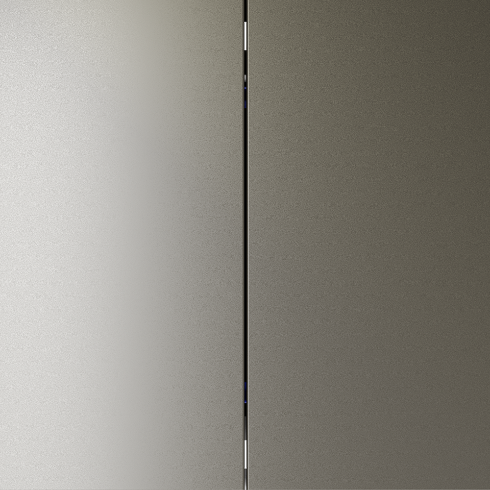 Выключатель встраиваемый VOLTUM S70 двухклавишный 10А, (шелк)