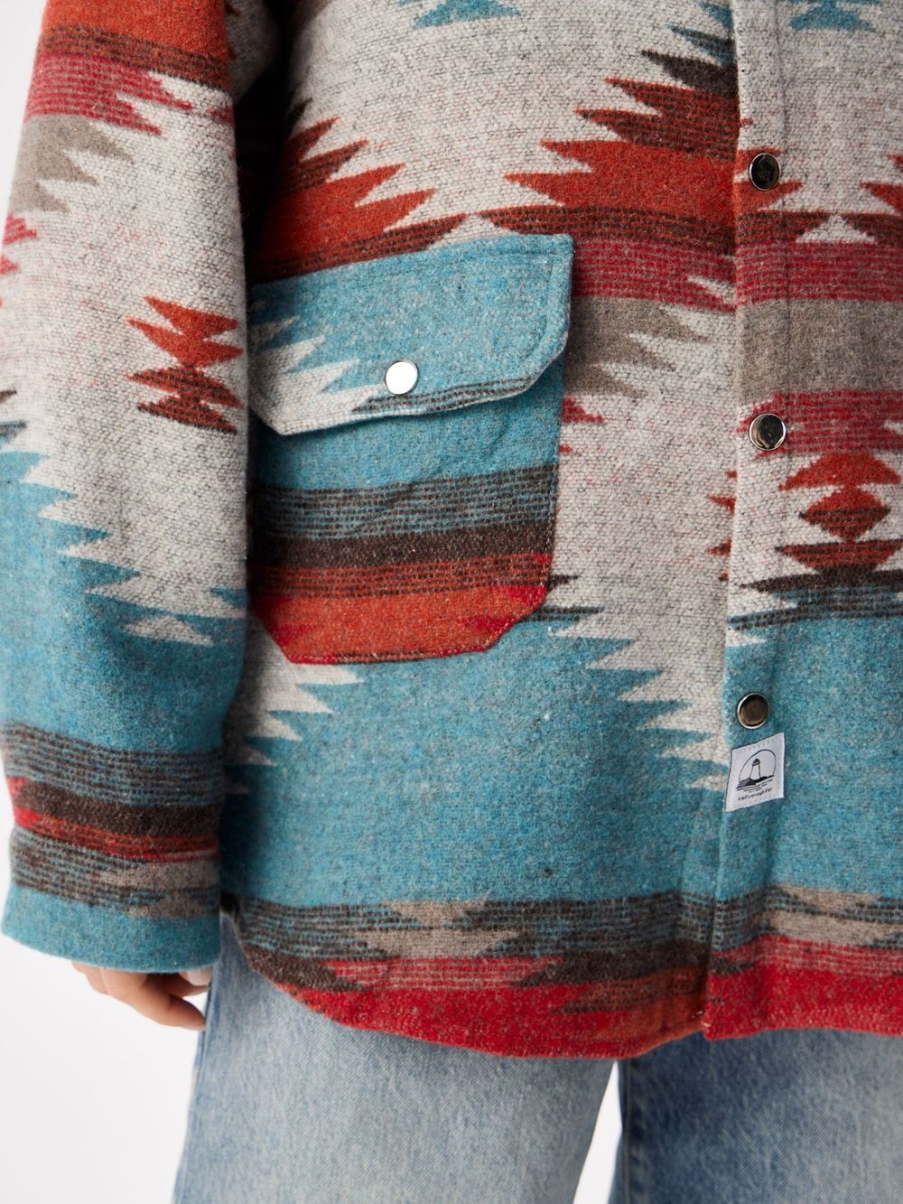 Рубашка Kefirmaykifer оверсайз Этно оранжевая