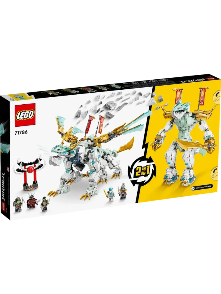 Конструктор NINJAGO 71786 Ледяной Дракон Зейна