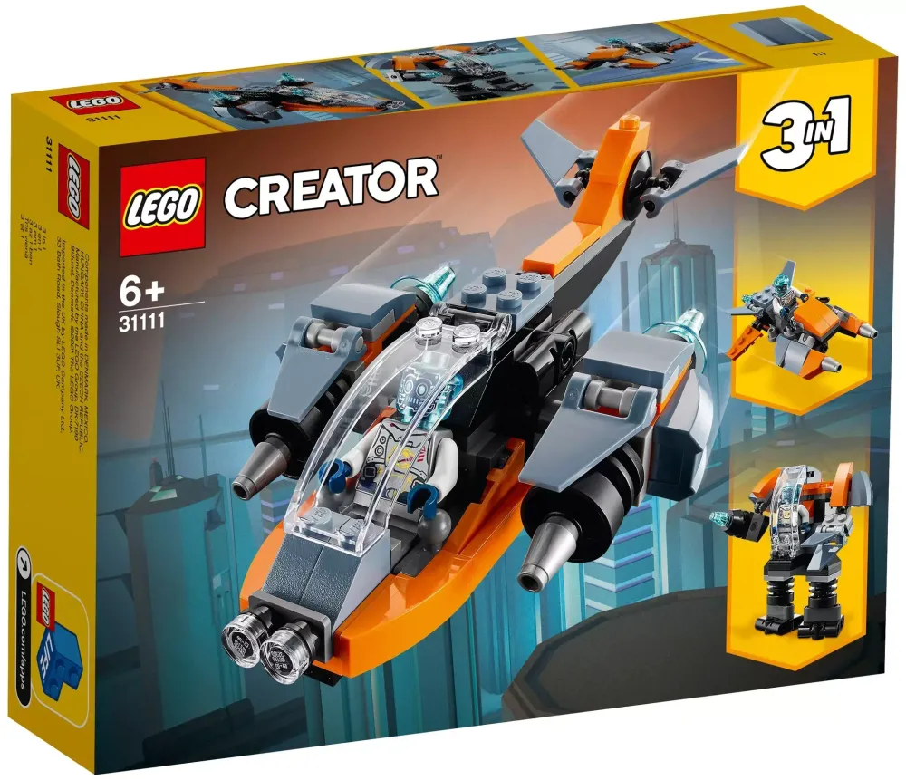 Конструктор LEGO Creator 31111 Кибердрон