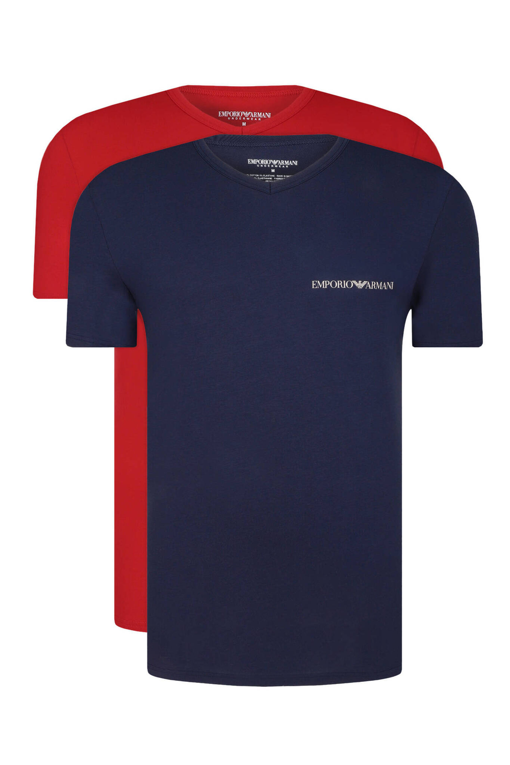 Футболка 2шт. Emporio Armani - красный(111849 4R717)